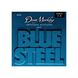 Струны для электрогитары Dean Markley 2550 Blue Steel 8-38