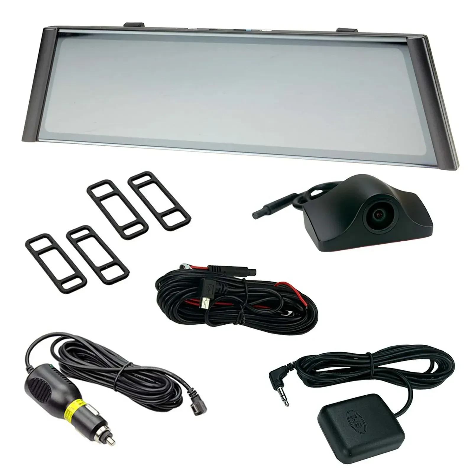Connects2Vision CAM-KIT14 Rückfahrkamera spiegelmontiertem Monitor für Fahrzeuge