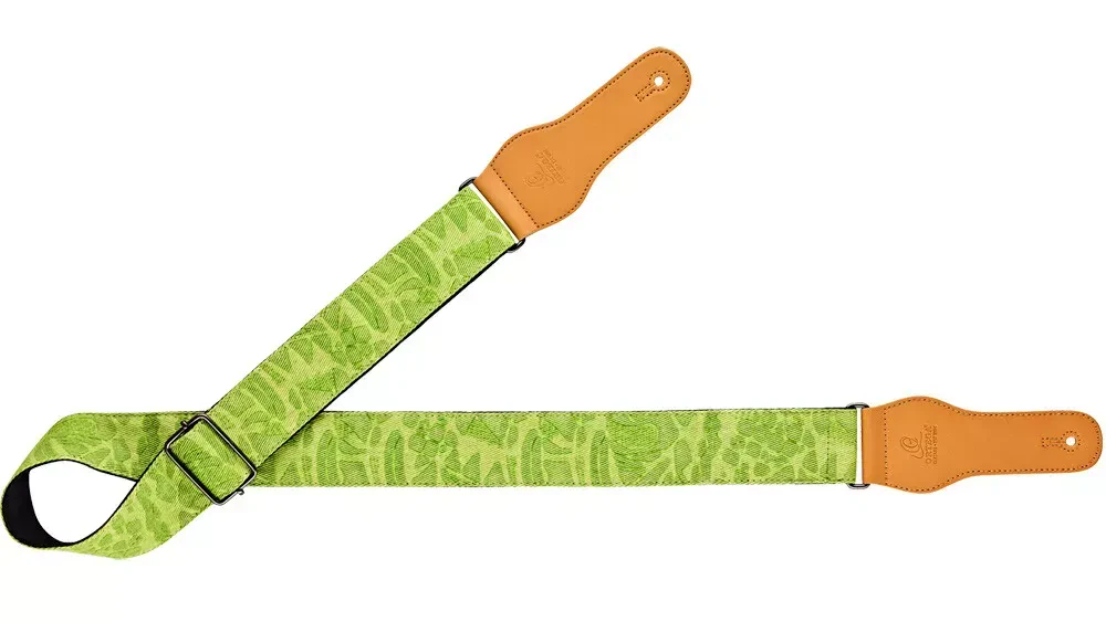 Ремень для гитары Ortega OCS-340 Denim Spring Green