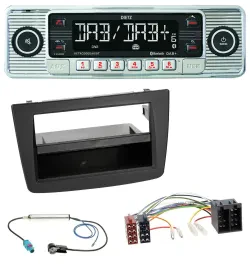 Dietz Bluetooth MP3 DAB USB Autoradio für Alfa Romeo Mito 955 08-14 ISO schwarz