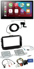 Pioneer USB Bluetooth DAB Lenkrad 2DIN Autoradio für Alfa Giulietta ISO 2013-202