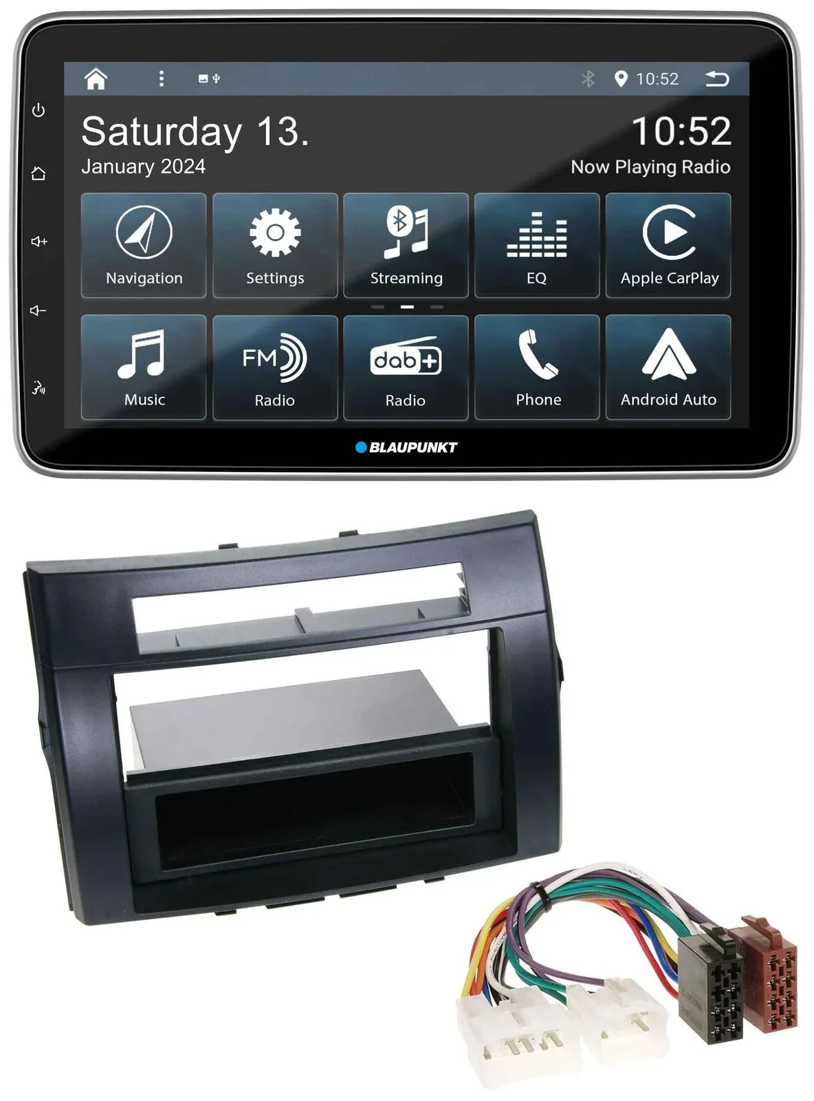 Blaupunkt USB DAB SD MP3 Bluetooth Autoradio für Toyota Corolla Verso 04-09 schw
