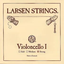 Larsen Strings Original Cello A String 44 Size, Heavy Steel, Ball End