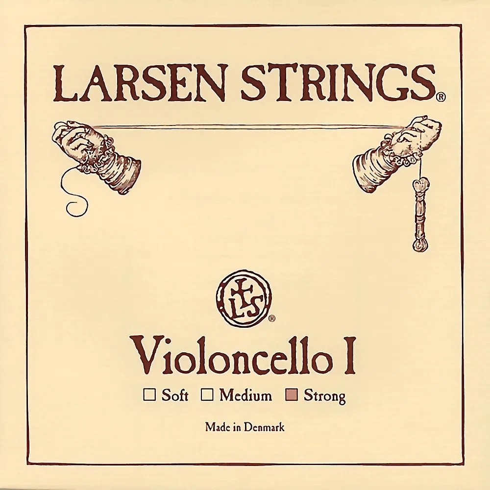 Larsen Strings Original Cello A String 44 Size, Heavy Steel, Ball End