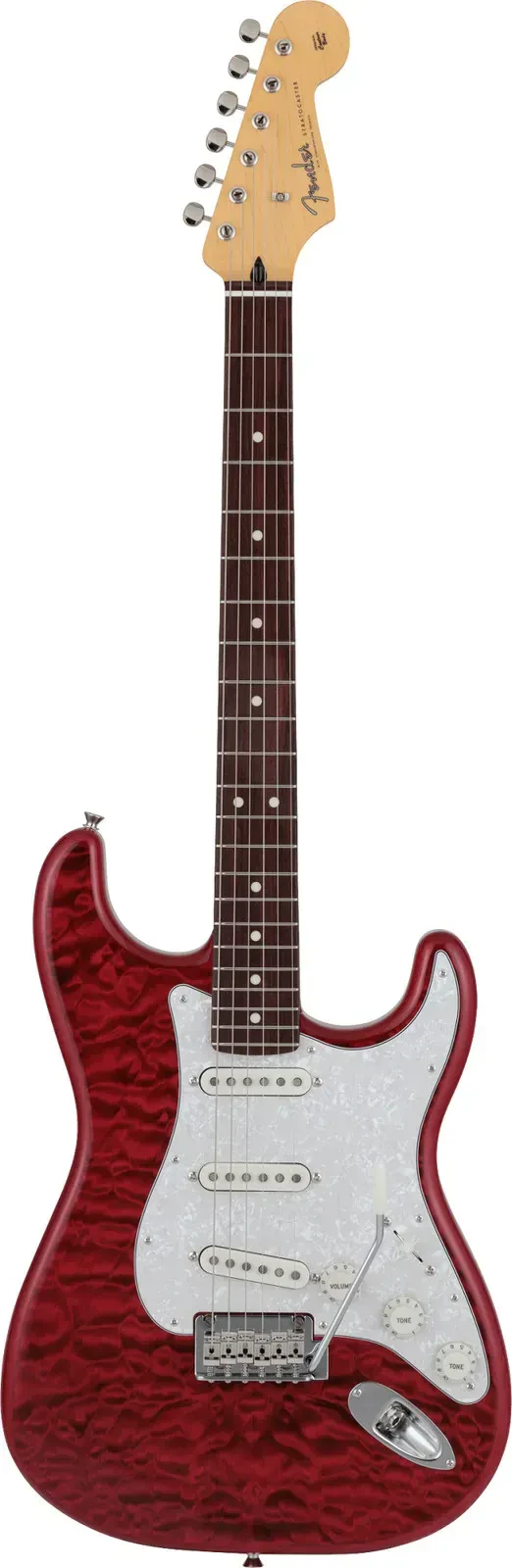 Электрогитара Fender Hybrid II Stratocaster Quilt Red Beryl