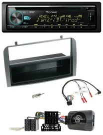 Pioneer DAB Lenkrad CD USB Bluetooth Autoradio für Alfa 147 GT 07-10 anthrazit A