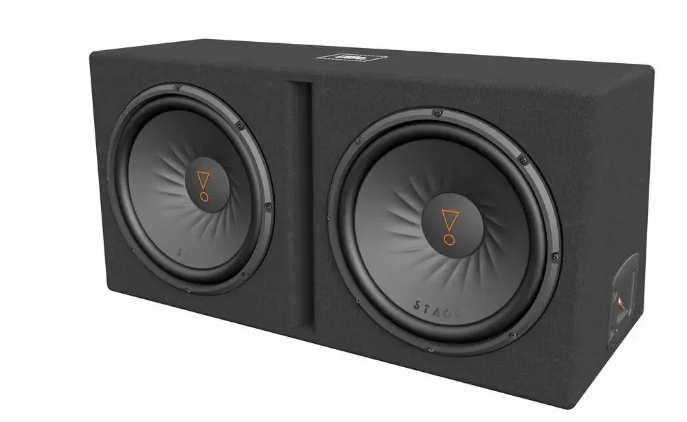 Сабвуфер для автомобиля JBL STAGE1200D Stage Series 2x12", 600W, портированный корпус