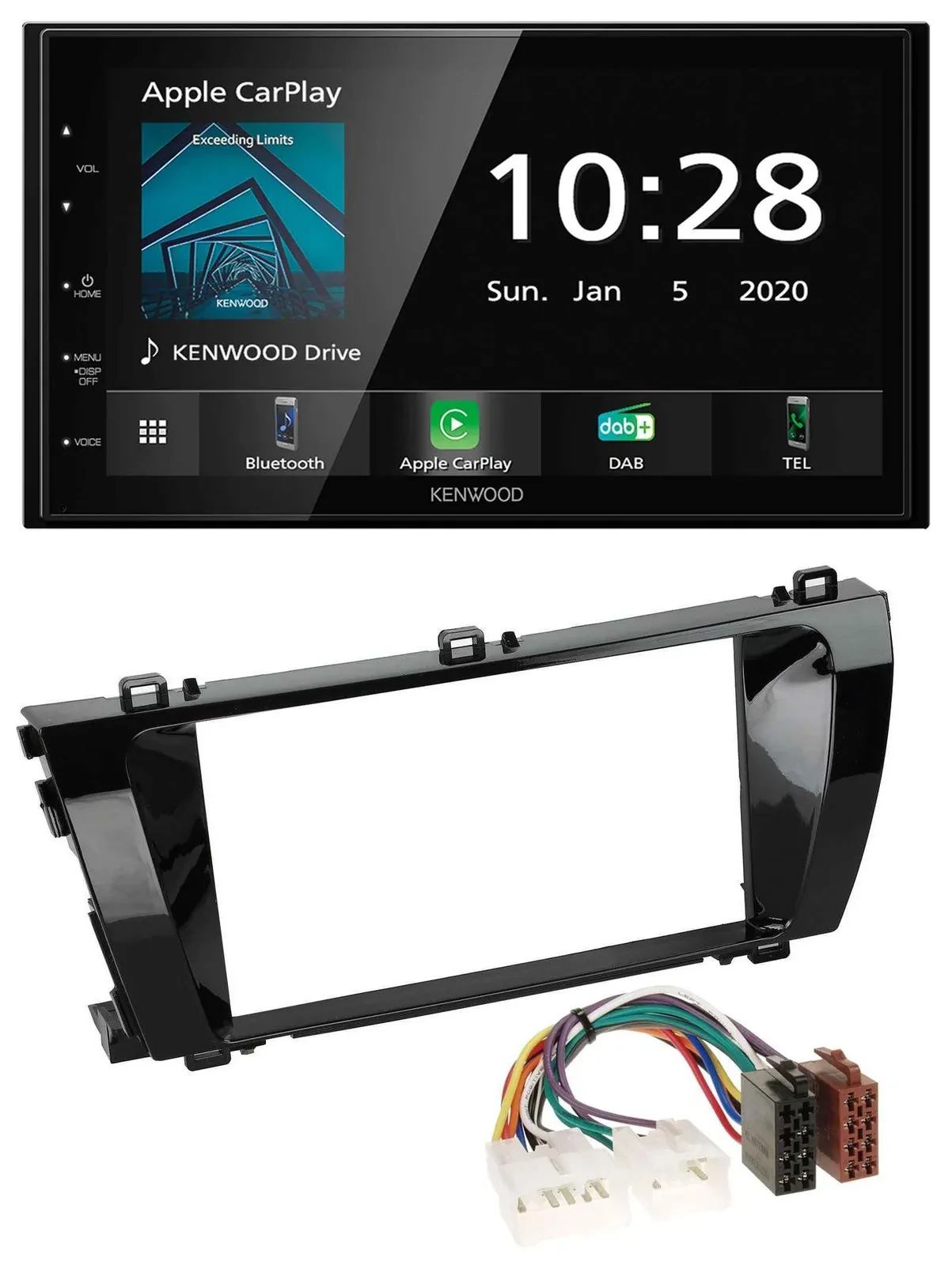 Kenwood Bluetooth MP3 DAB USB 2DIN Autoradio für Toyota Corolla (ab 2014)