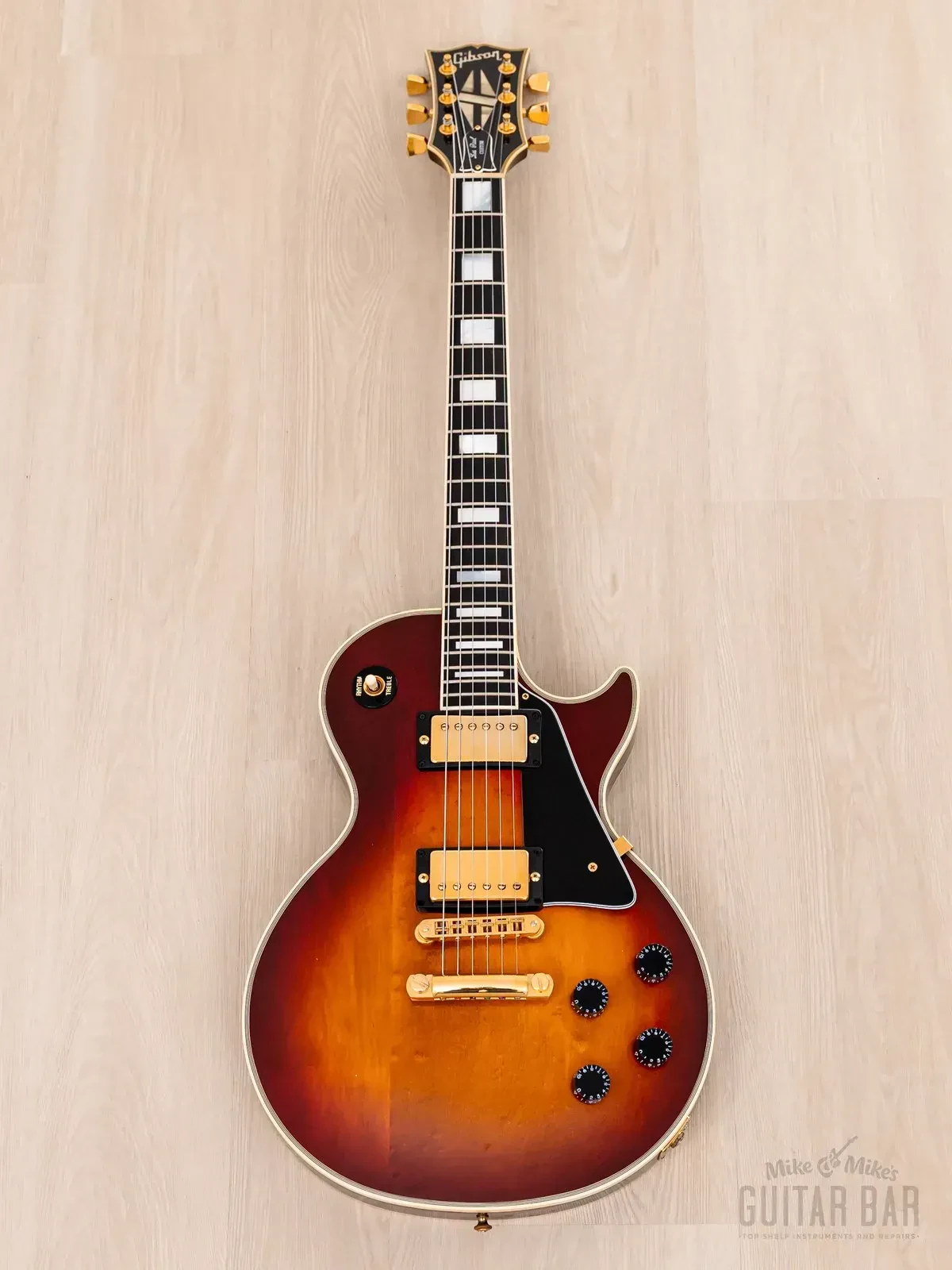 Электрогитара Gibson Les Paul Custom HH Heritage Cherry Sunburst w/case USA 1988