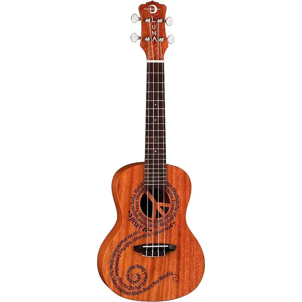 Укулеле Luna Maluhia Concert Ukulele Mahogany with Satin Finish