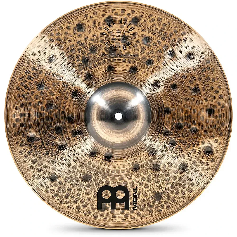 Тарелка барабанная MEINL 16" Pure Alloy Custom Extra Thin Hammered Crash