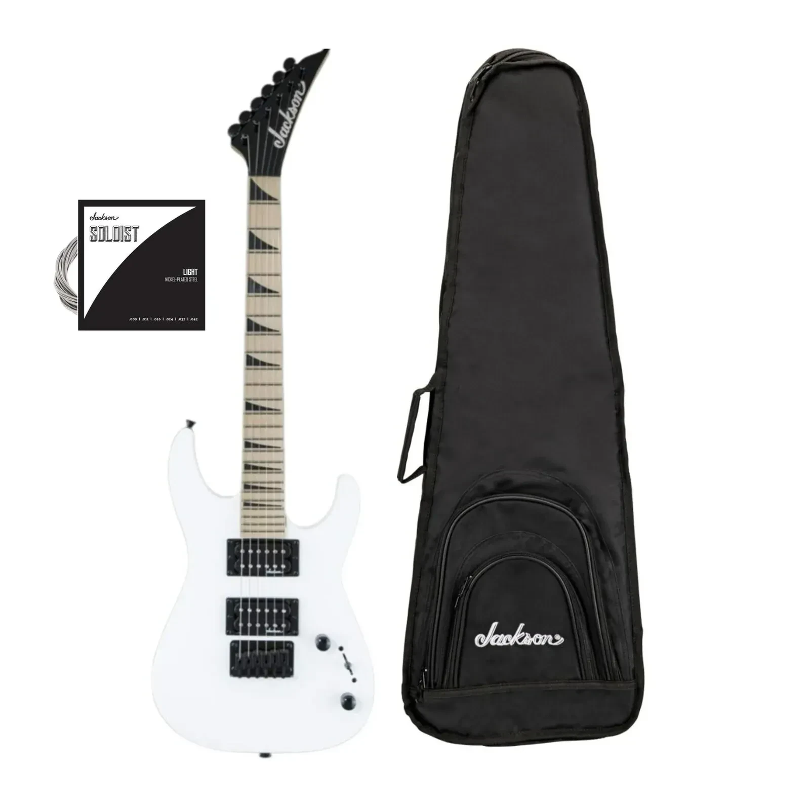 Jackson JS Series Dinky Minion JS1XM Electric Guitar White with Bag and String