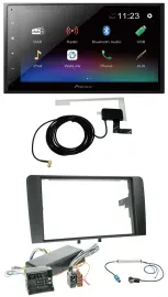Pioneer DAB MP3 Bluetooth 2DIN USB Autoradio für Audi A3 8P 06-12 Bose Aktivsyst