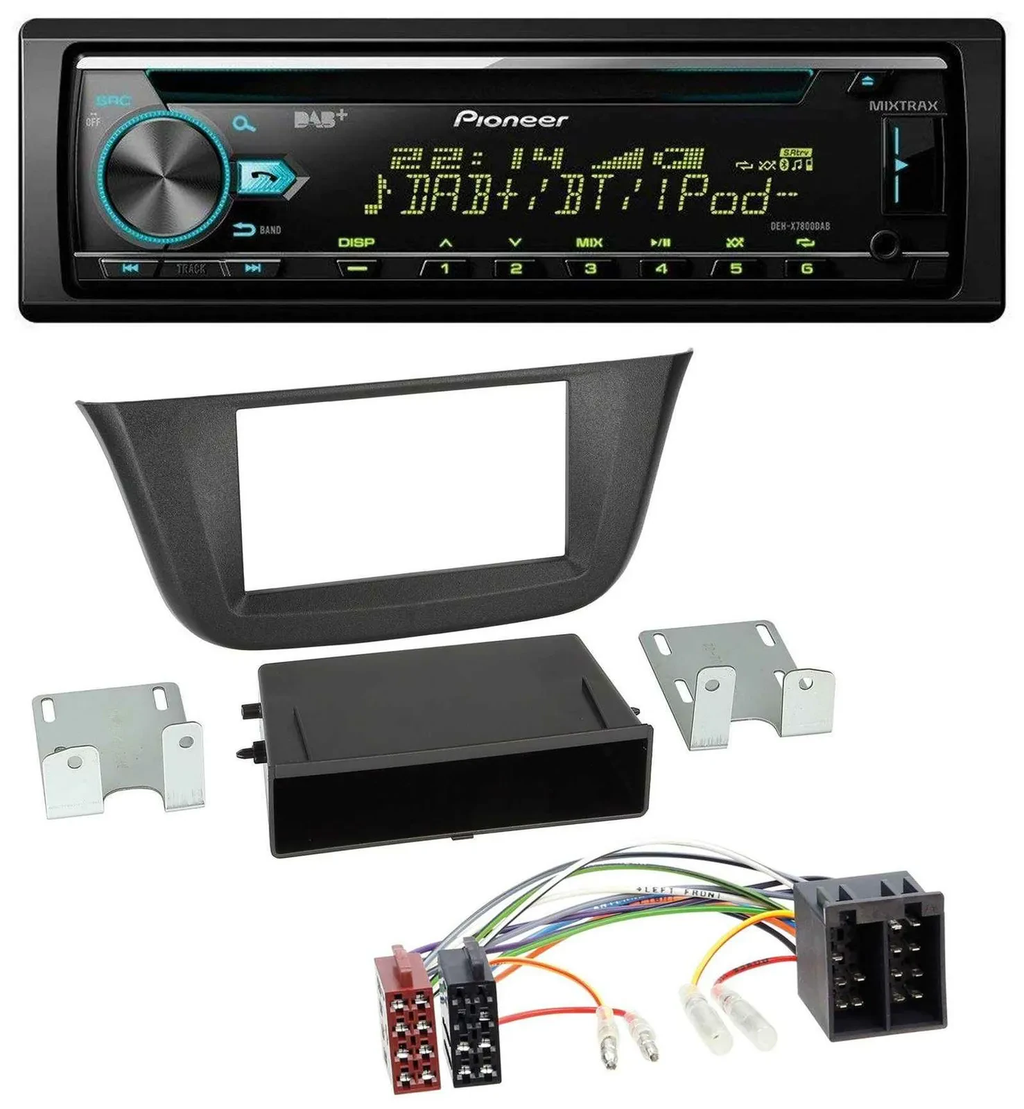Pioneer DAB MP3 CD USB Bluetooth Autoradio für Iveco Daily (ab 2014)