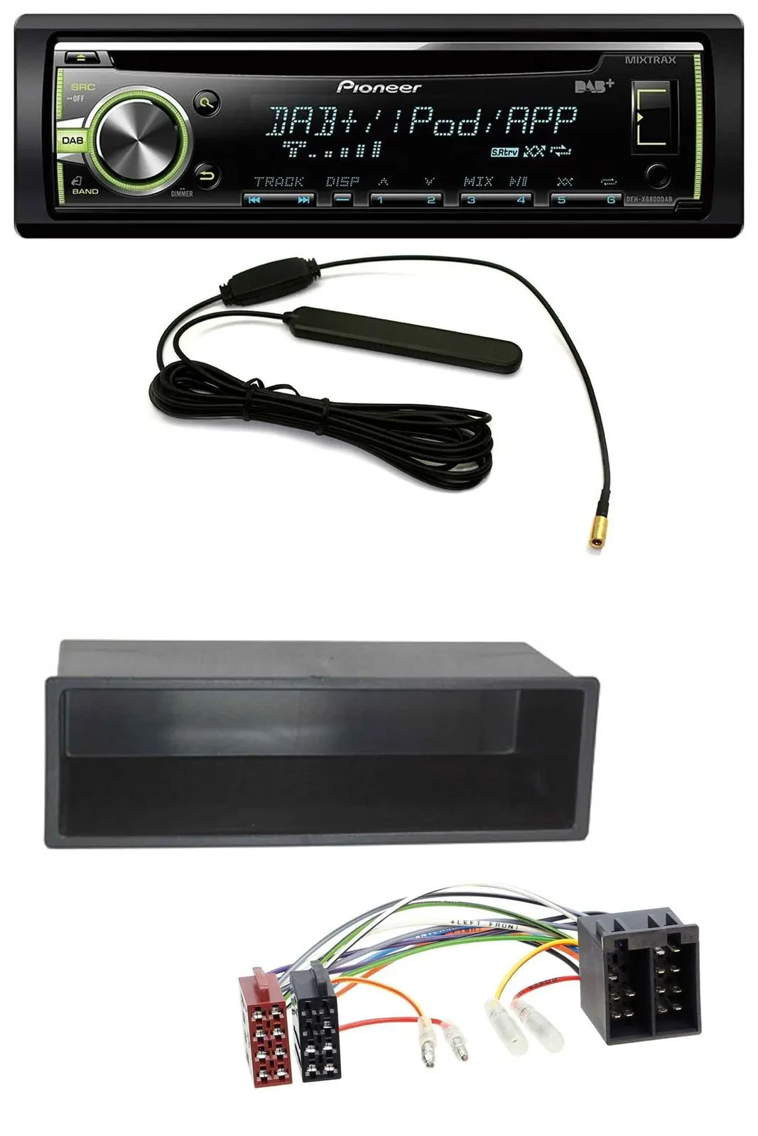 Pioneer MP3 USB CD DAB AUX Autoradio für Mercedes A-Klasse M-Klasse Vaneo VW Pas