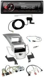 Pioneer USB Lenkrad DAB Bluetooth Autoradio für Ford Fiesta 2010-17 Display silb