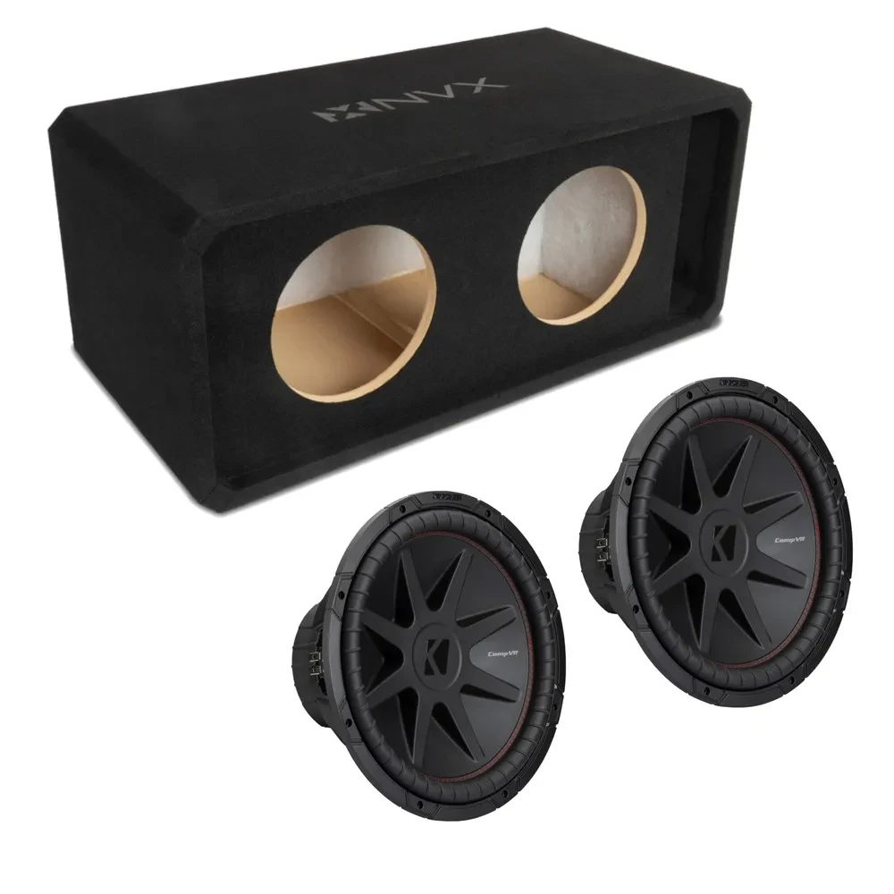 Сабвуфер NVX NE102P_52CVR104 2 x 10", фазоинверторный (щелевой порт), 3/4" МДФ, с сабвуферами CompVR