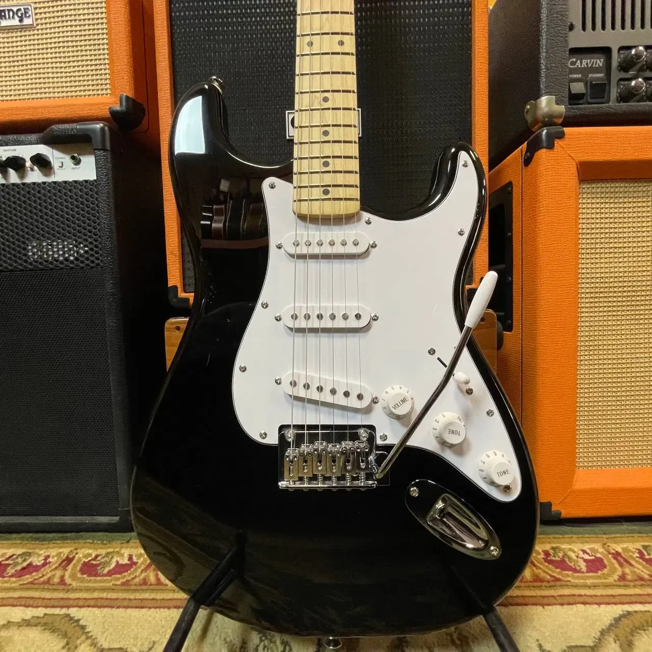 Электрогитара Fender Squier Affinity Stratocaster SSS Black China 2021