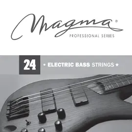 Струна одиночная для бас-гитары Magma Strings BS024N Nickel Plated Steel 024