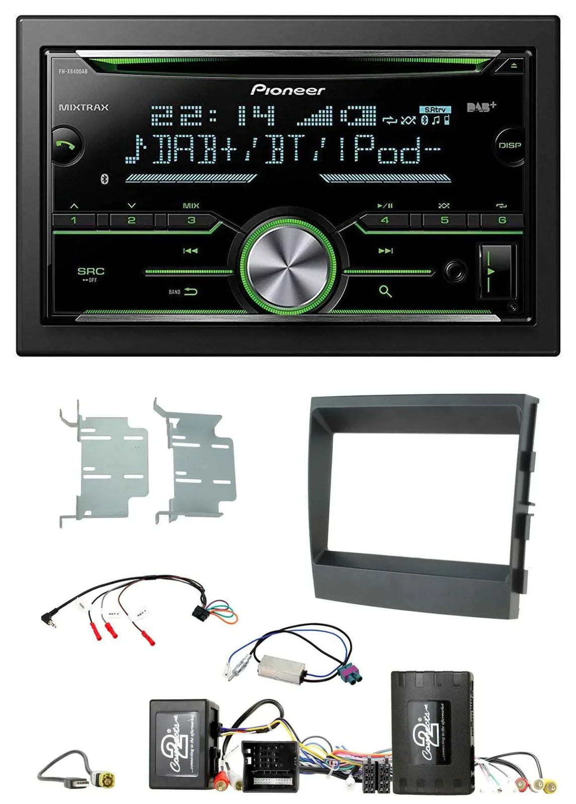 Pioneer Bluetooth Lenkrad DAB 2DIN USB CD Autoradio für Porsche Panamera Soundsy