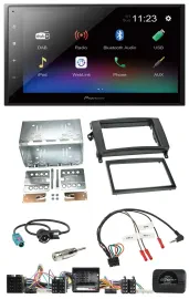 Pioneer USB Bluetooth DAB 2DIN Lenkrad Autoradio für Mercedes A- B-Klasse W169 T