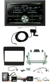 Автомагнитола Pioneer 2DIN, CD/USB, Bluetooth, DAB, для Porsche 911 (2011–2017), MOST-S, управление с руля