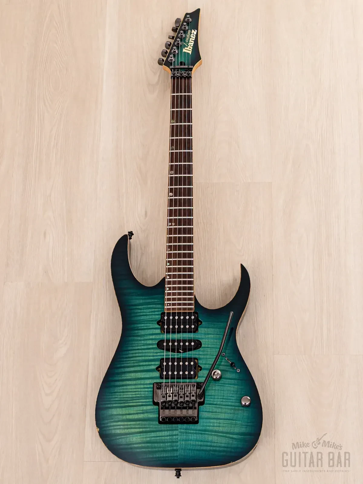 Электрогитара Ibanez RG1880 J Custom HSH Black Blue Sunburst w/gigbag Japan 2000