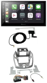 Pioneer USB MP3 2DIN Bluetooth DAB Autoradio für Ford Transit 12-18 Display Conn
