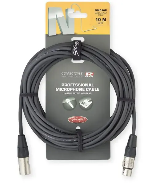 Микрофонный кабель Stagg NMC10R 10 м