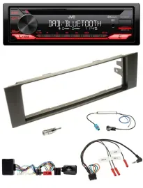 JVC CD DAB USB Bluetooth Lenkrad Autoradio für Audi A3 03-06 vollaktiv