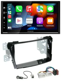 Kenwood DAB USB Bluetooth 2DIN MP3 Autoradio für Hyundai i40 VF ab 11 Klavierlac