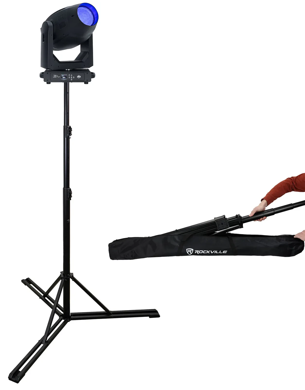 Прожектор American DJ Focus Profile DMX, gobo, beam (набор, со стойкой)