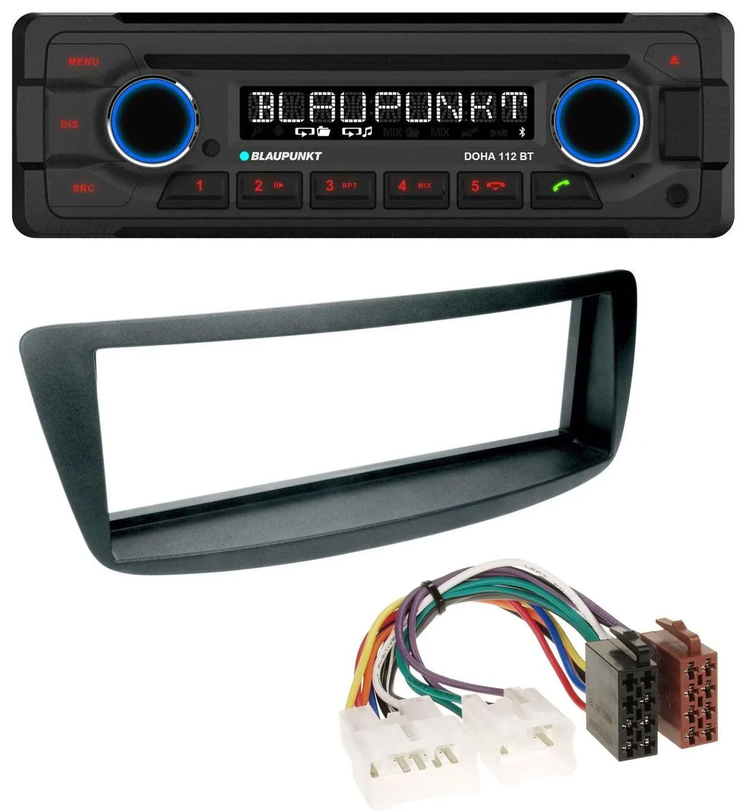 Blaupunkt AUX MP3 CD Bluetooth USB Autoradio für Toyota Aygo (AB1, 05-14)