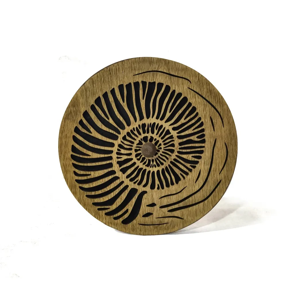 SS-A-25-D Шум ручья "Аммонит" 25см, тёмный, Shamanic