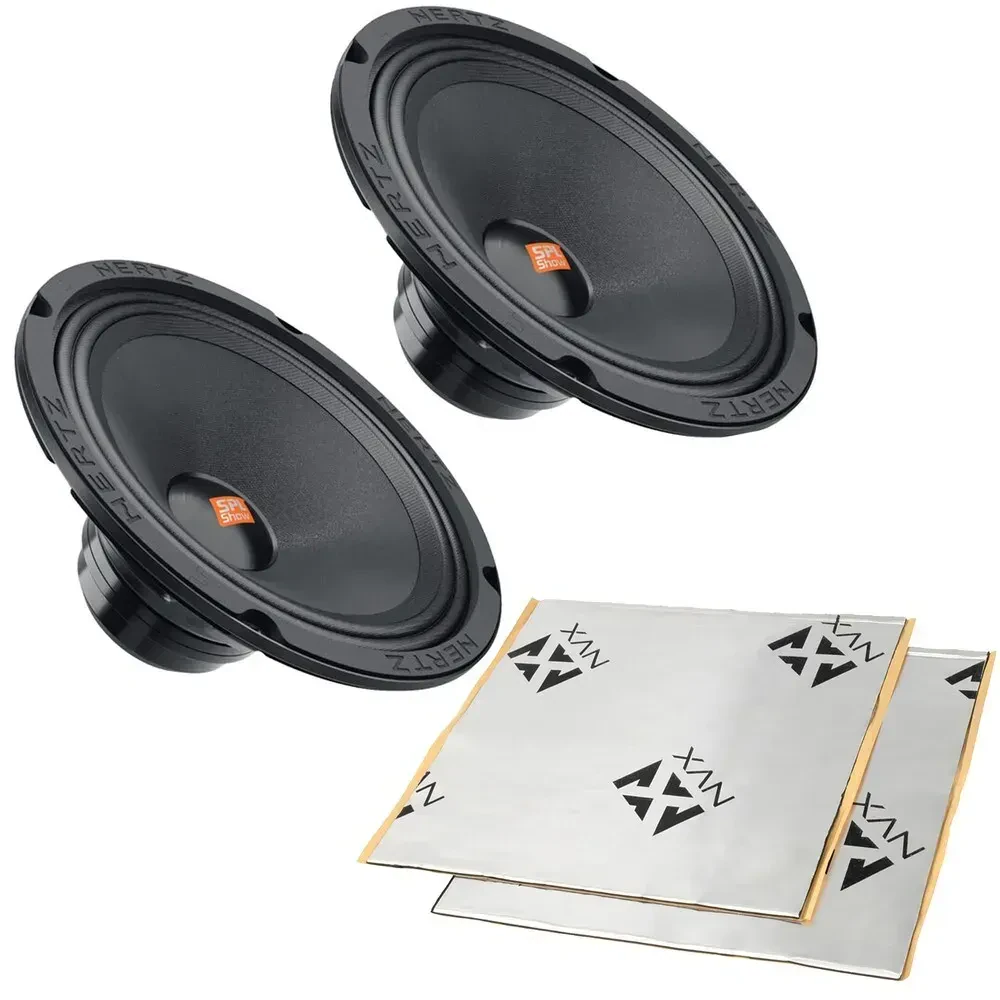 Hertz SV 200 NEO 400W RMS 8" Car Speakers w/ Sound Damping