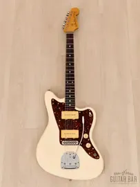 Электрогитара Fender Jazzmaster 1962 Vintage Reissue JM66-70 SS Olympic White w/gigbag Japan 1986