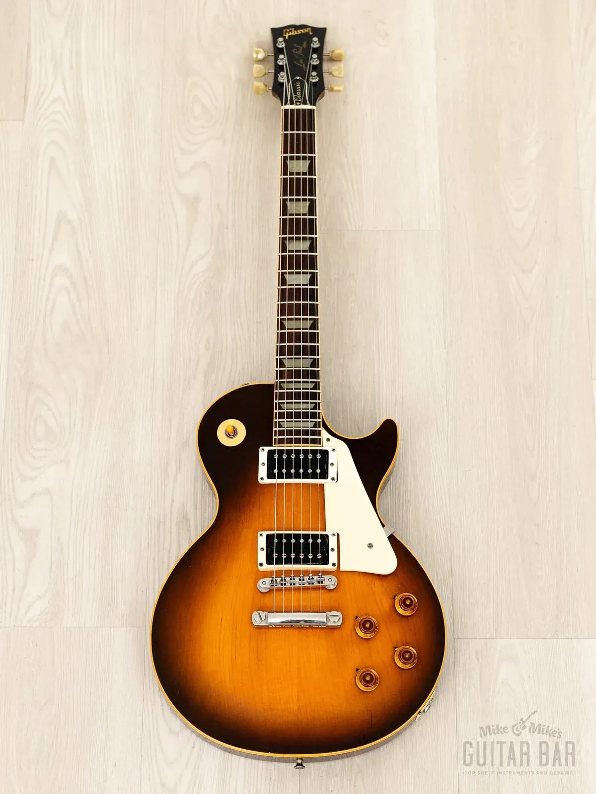 Электрогитара Gibson Les Paul Classic HH Vintage Sunburst w/case USA 1991