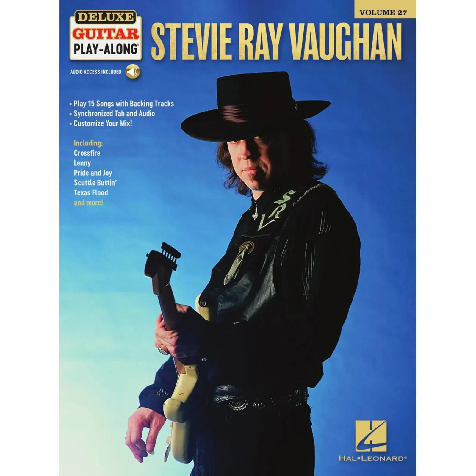 Сборник песен Hal Leonard Deluxe Guitar Play-Along: Stevie Ray Vaughan