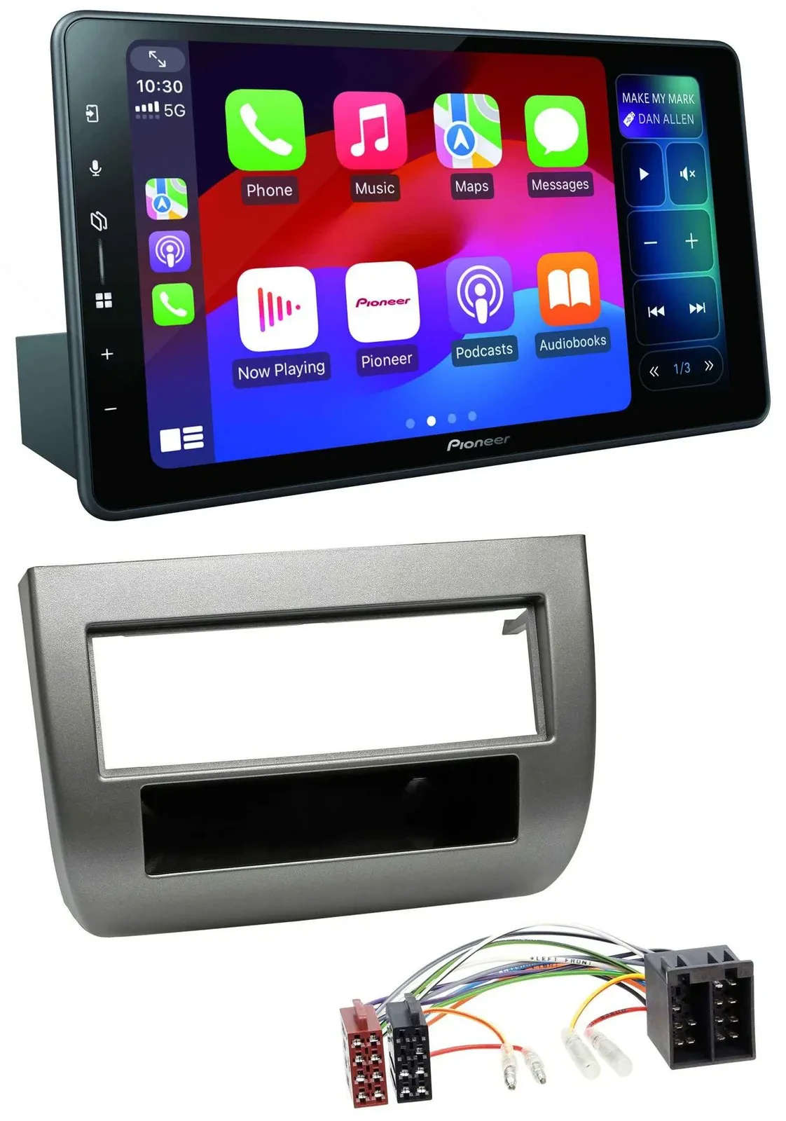 Pioneer Bluetooth DAB MP3 USB Autoradio für Lancia Y 843 03-11 dunkelsilbermetal