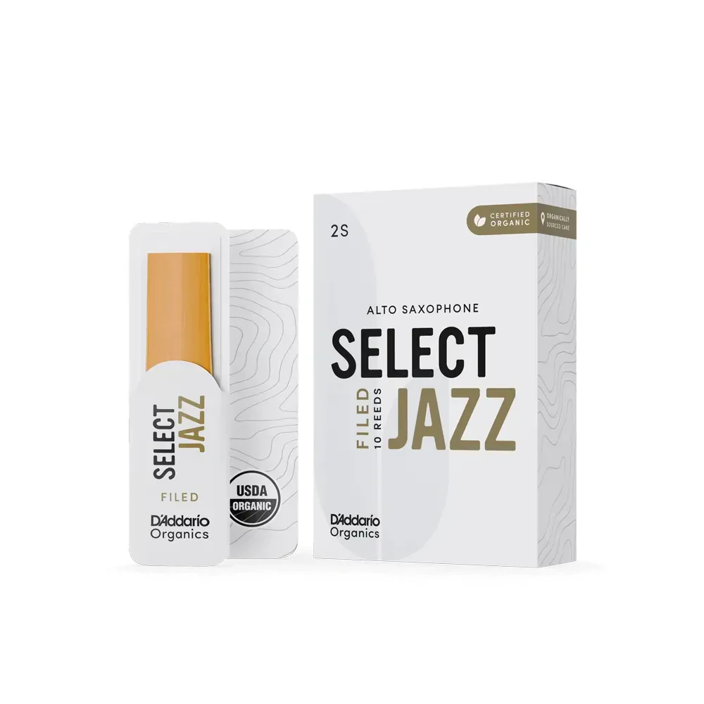 Трость для саксофона D'Addario ORSF10ASX2S Organic Select Jazz Filed 2S (10 штук)
