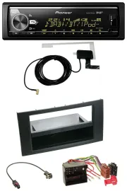 Pioneer Bluetooth DAB USB MP3 Autoradio für Ford Fusion Transit Kuga 05-12 schwa