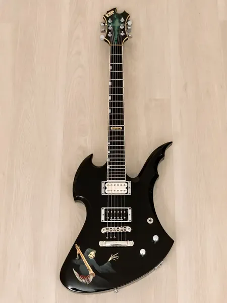 Электрогитара ESP Japan Custom Shop Mockingbird Kenji Signature One Off HH Black w/case Japan 2000s