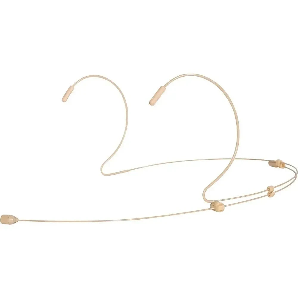 Головной микрофон Galaxy Audio HSM4 Dual Ear Headset Mic with Cables, Windscreen, Clip, Case Beige