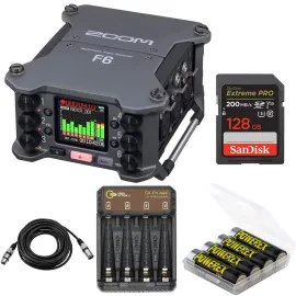 Рекордер Zoom F6 с аксессуарами
