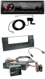 Pioneer MP3 AUX CD DAB USB Autoradio für BMW X5 E53 5er E39 Aktivsystem Quadlock