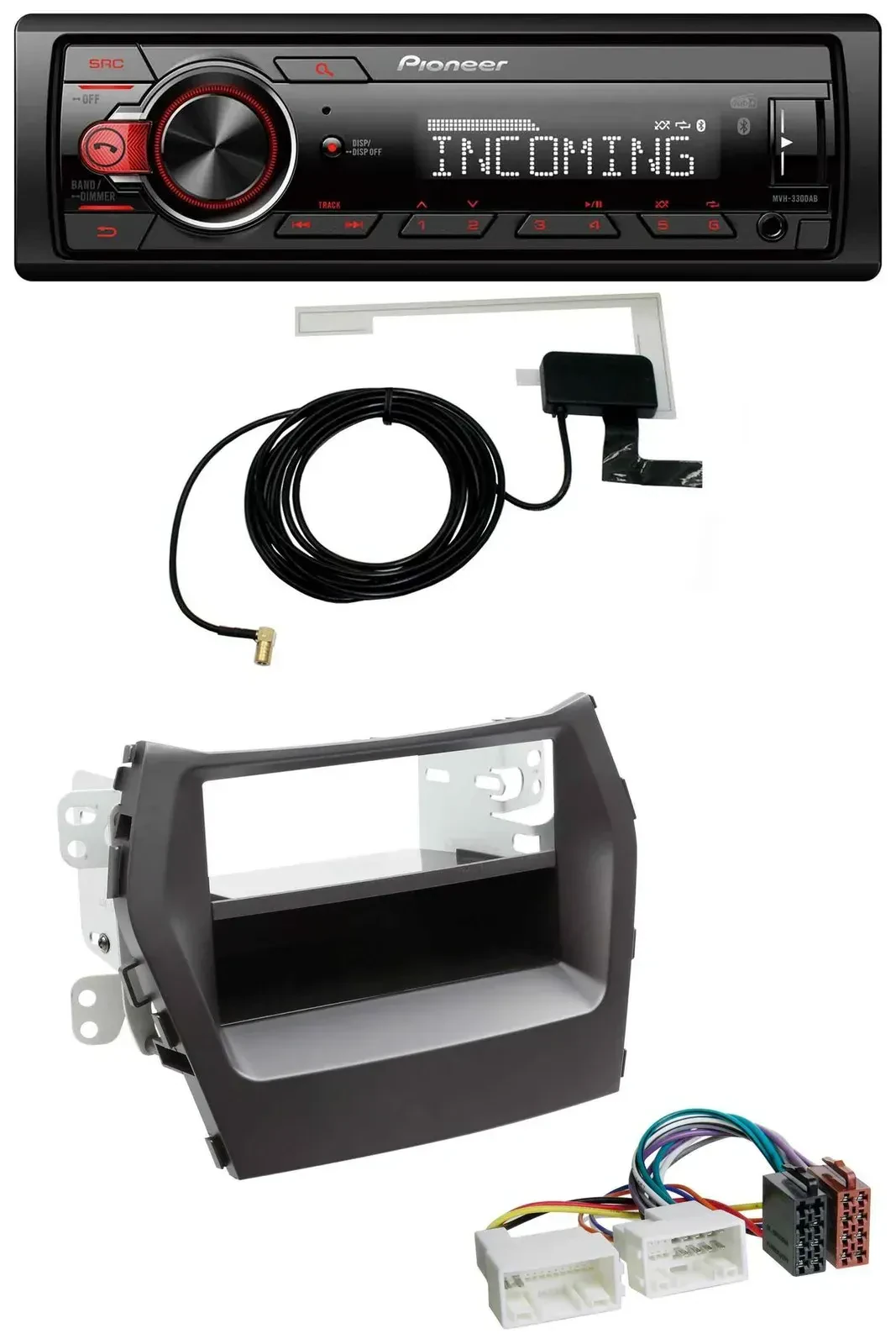 Автомагнитола для Hyundai Santa Fe (с 2012) Pioneer MP3, CD, DAB, USB, AUX