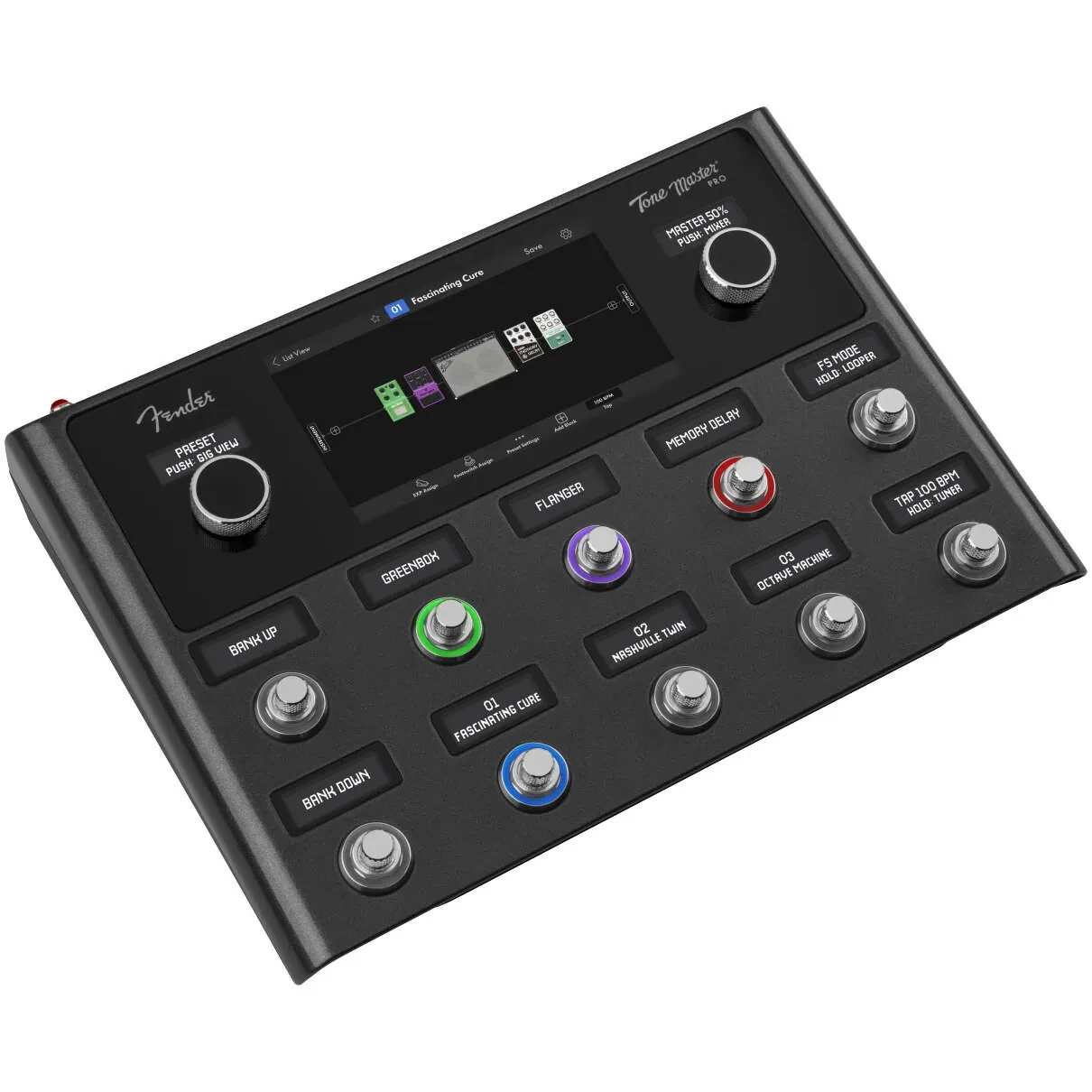 Multieffektgerät E-Gitarre Fender Tone Master Pro Effektgerät Gitarreneffekt Eff