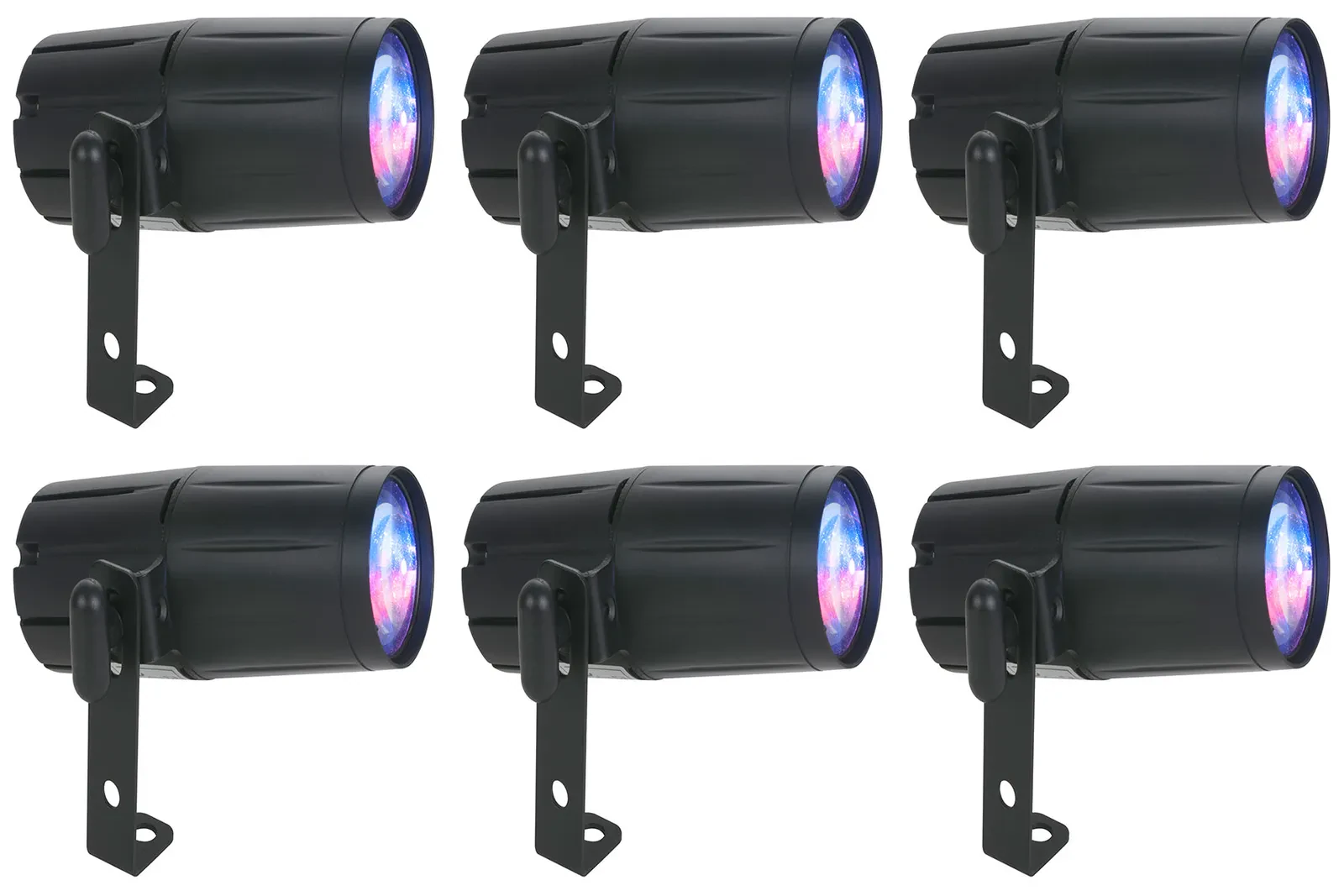 Светодиодный прибор American DJ PINSPOT LED QUAD DMX 8W RGBW (6 штук)