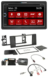 Blaupunkt 2DIN USB DAB Lenkrad Bluetooth TMC Navigation für BMW 5er E39 01-03 Qu