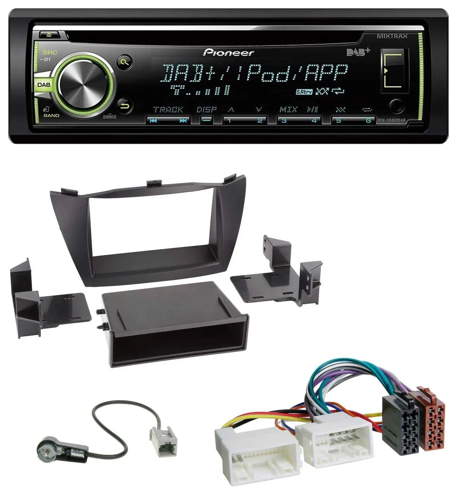 Автомагнитола для Hyundai Tucson (2010–2015) Pioneer DAB, USB, MP3, AUX, CD